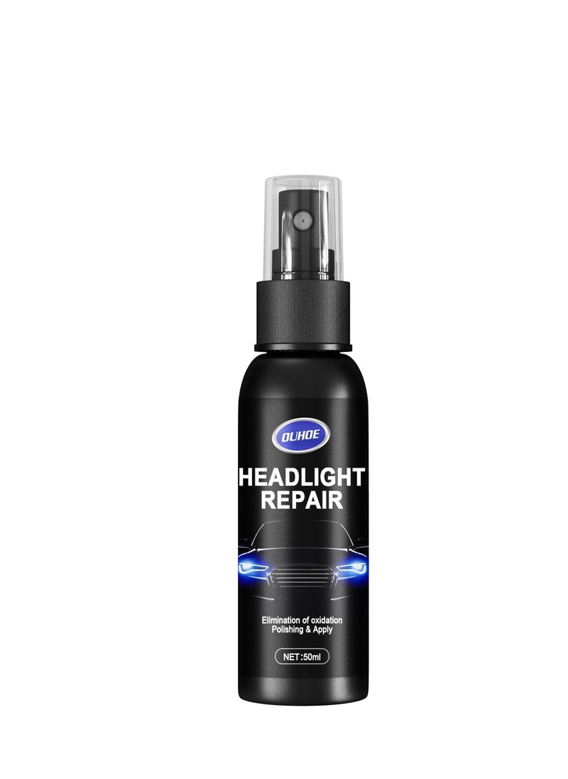 OUHOE Car Scratch Repair Spray, Car Quick Repair Nano Spray, Fast Flawless Repair Scratch Spray, Nano Ceramic Crystal Coating Car Fine Scratch Removal Spray (50ml + Sponge Brush and Wipe) 