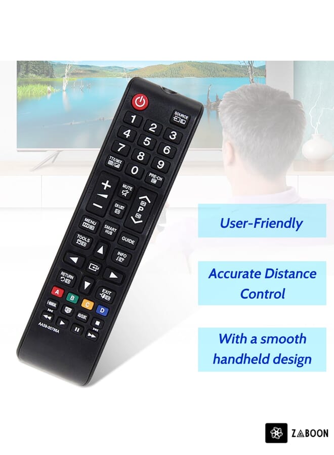 Zaboon 3D Intelligent TV Remote Control AA59-00786A AA5900786A Compatible with Samsung Black