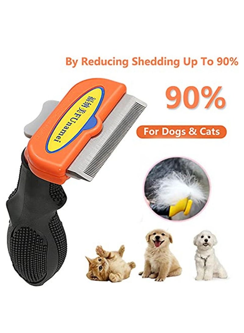 Pet Grooming Combs Dog Hair Remover Cat Brush Deshedding Tools Fur Detachable Trimmer - Image 5