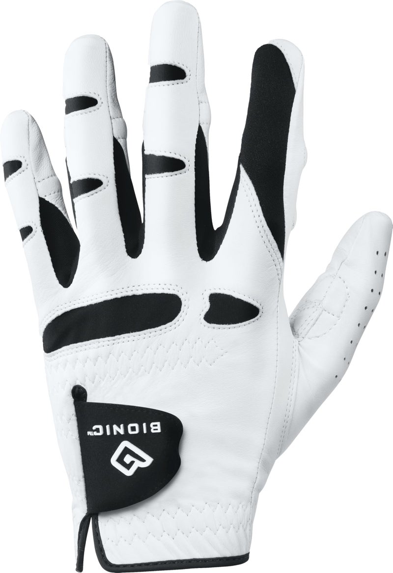 Bionic Bionic StableGrip with Natural Fit Golf Glove - White (Medium/Large, Left) - Image 1