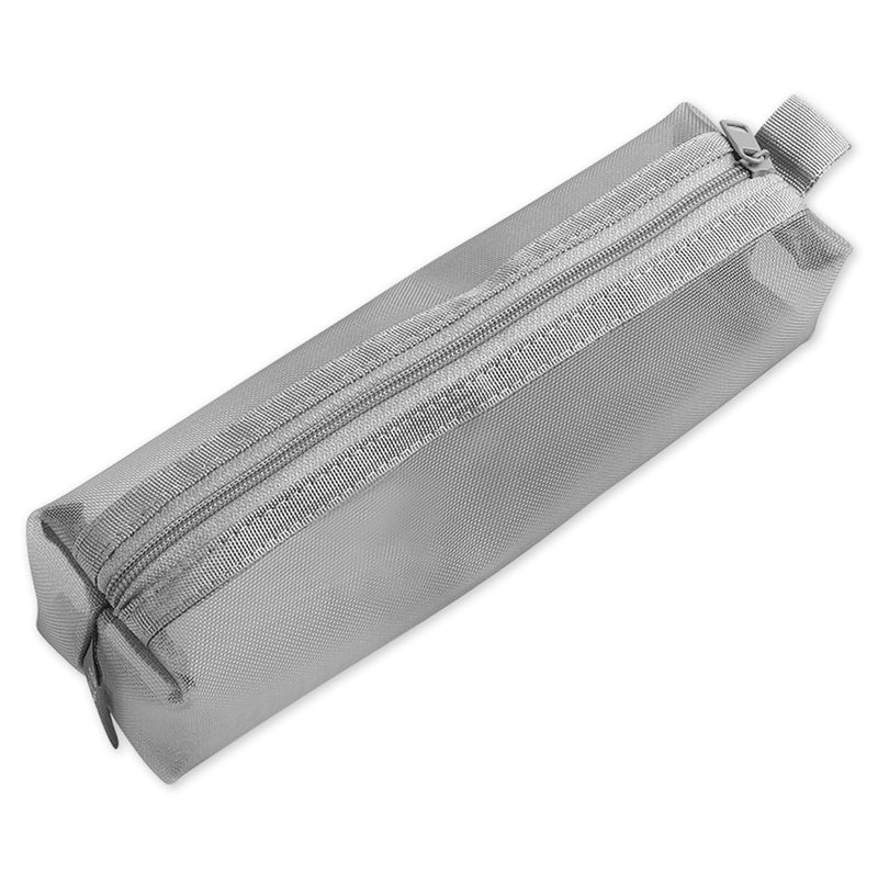 Luckious Transparent Gauze Pen Bag, Grey, Children's Luggage - Image 1