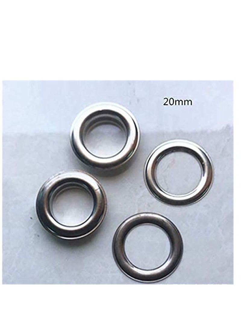 Y&D Grommet Kit 150 Set 5mm Inside Diameter Setting Tool Metal Eyelets with Storage Box for Shoe Clothes Leather Crafts, DIY Projects  - Image 4