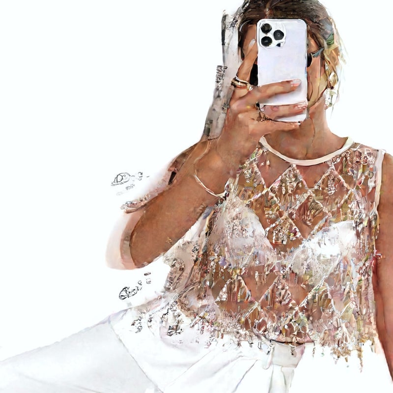 Sexy Fringe Sequin Round Neck Tank Top Party Holiday Summer Women's Vest - Image 4