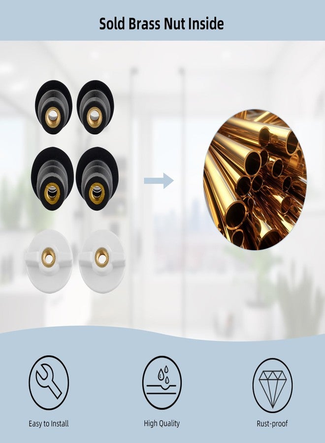 Hibbent Universal Toilet Seats Screws and Bolts, Metal Toilet Seat Hinges Bolt Screws with Fixings Expanding Rubber, Toilet Seat Replacement Parts Kit(5 Choices) - Image 4