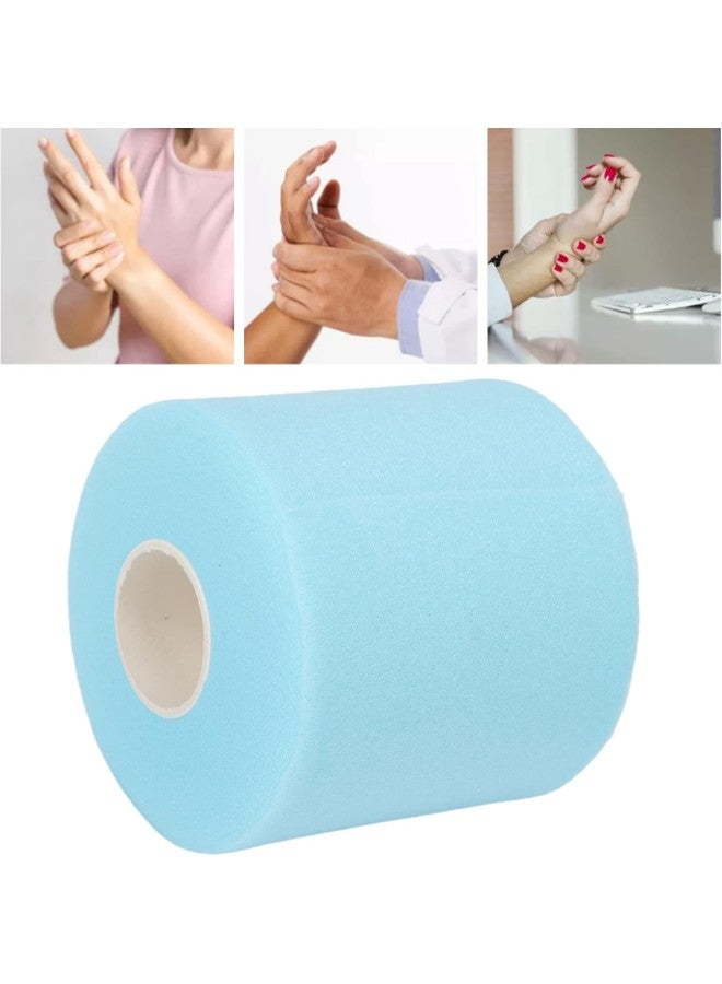 klarako Foam Underwrap, Sports Foam Pre Wrap Athletic Tape for Elbow Knees Ankles - Use with Skin Membrane, Not Used Alone (2.56in x 88.58ft)(Blue) - Image 2