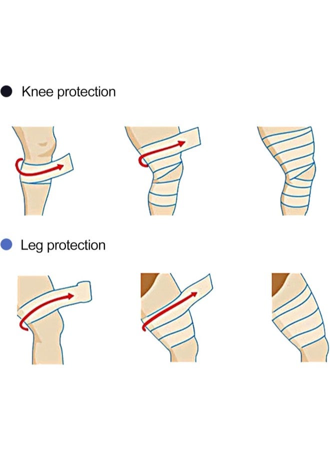 klarako Foam Underwrap, Sports Foam Pre Wrap Athletic Tape for Elbow Knees Ankles - Use with Skin Membrane, Not Used Alone (2.56in x 88.58ft)(Blue) - Image 4