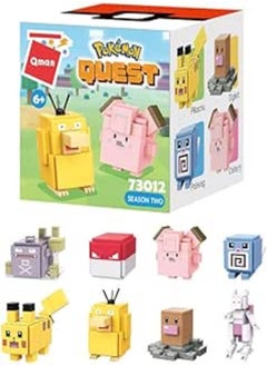 Qman 73012 2nd Wave Pokemon Quest Building Block Toys 8-Pieces