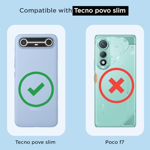 Pikkme Back Cover for Tecno Pova Slim 5G PC + TPU Clear Transparent Raised Edges Shockproof Protective Phone Bumper Case(Transparent) - Image 4
