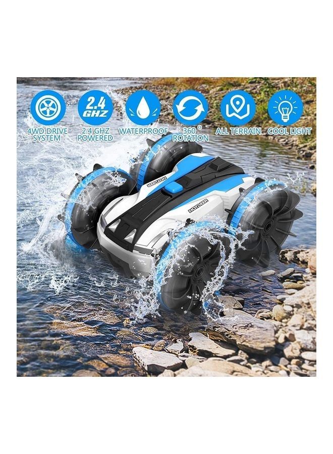 NIBEMINENT 4WD Stunt Car With Remote Control Blue - Image 3