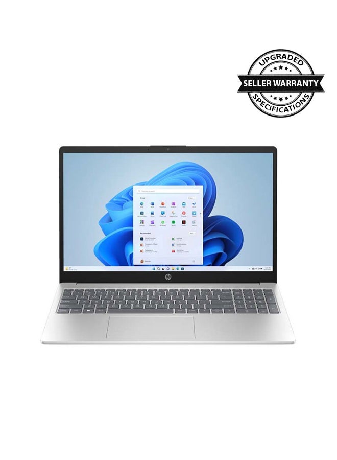 HP لابتوب 15-fd0020nx بشاشة مقاس 15.6 بوصة كاملة الوضوح (1080 × 1920)، ومعالج انتل كور i5-1335U/ذاكرة وصول عشوائي رام 16 جيجابايت/محرك أقراص إس إس دي سعة 512 جيجابايت M.2/نظام تشغيل ويندوز 11/بطاقة رسومات انتل ايريس اكس اي الإنجليزية/العربية فضى - Image 1