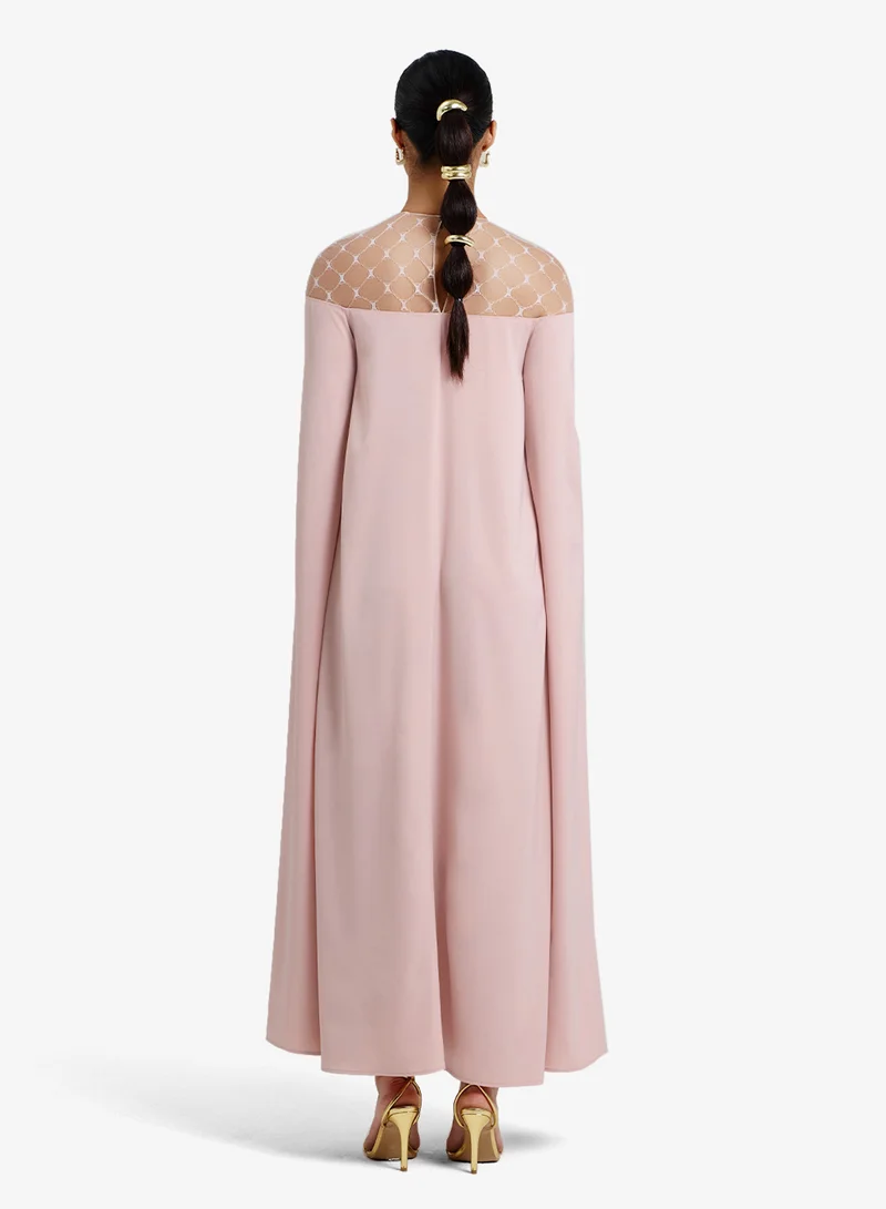 CHASE Draped Cape Maxi Kaftan