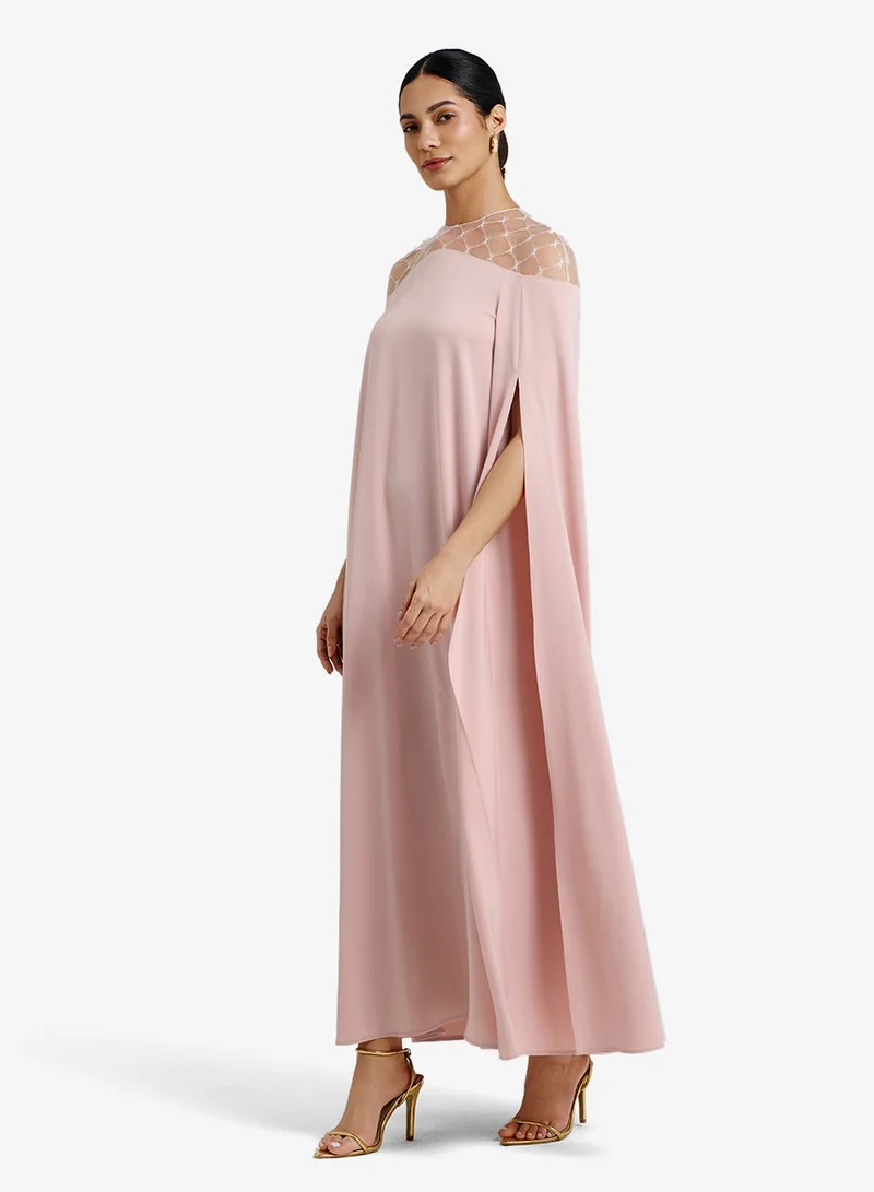 CHASE  Draped Cape Maxi Kaftan for Women | Best Price UAE