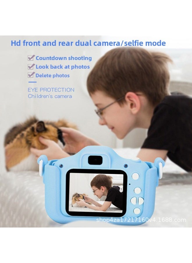 Generic Children's Camera Can Take Pictures HD X5s Children's Toy Mini SLR Camera-Body Color:Tyrannosaurus Rex [pink] - Hd Dual Camera + (64g Card + Card Reader)  - Image 5
