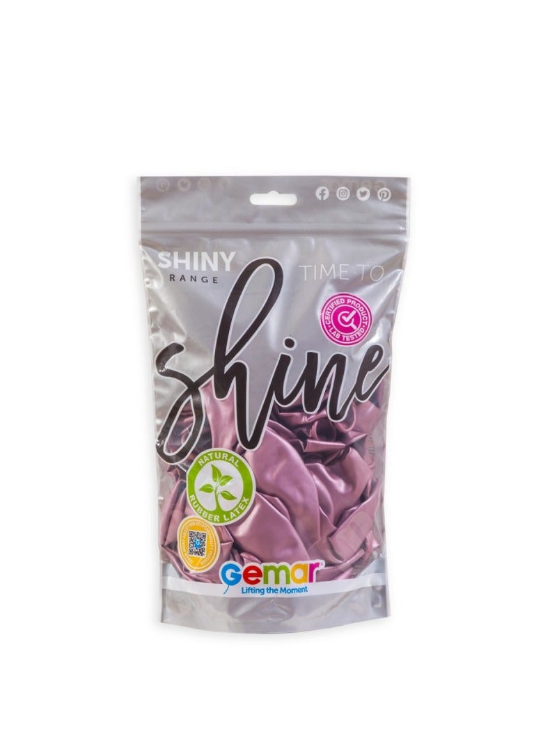 Gemar 13in Shine Shiny Pink 50ct - Image 2