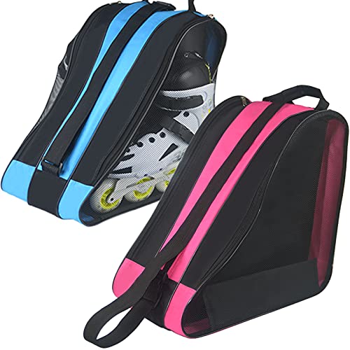 Gooyule Ice Skate Bag,Roller Skate Bags Skating Bag for Skating Enthusiast, Large Capacity Skate Bags Fit Quad Skates, Inline Skate and Most Roller Skate Accessories - Image 1