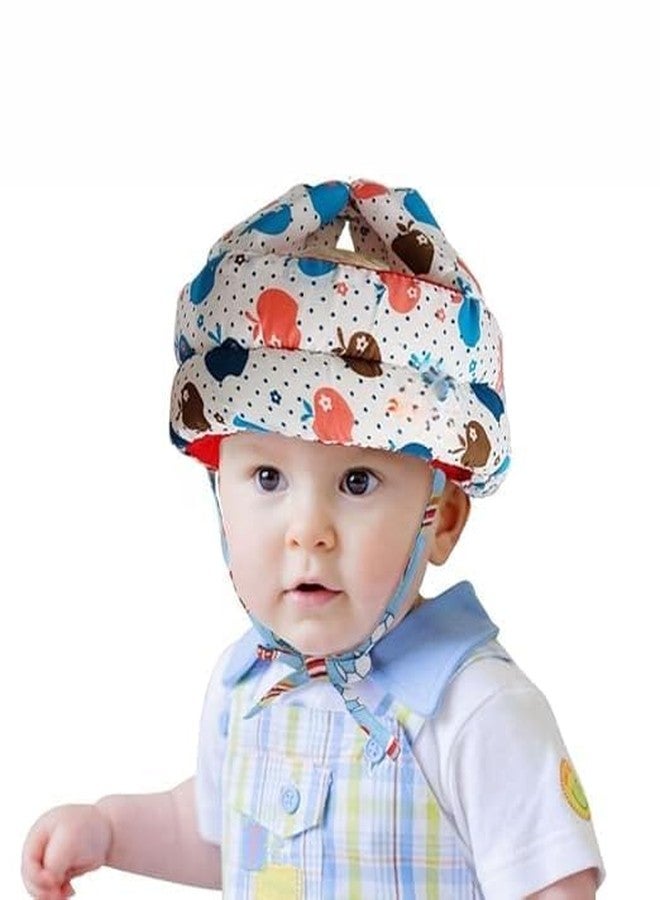 DAGDIYA Baby Safety Helmet | Infant Toddler Head Protector for 6-18 Months | Adjustable Baby Helmet | Child Safety Protective Cap for Crawling & Walking | Head Guard (Apple Blue) - Image 1