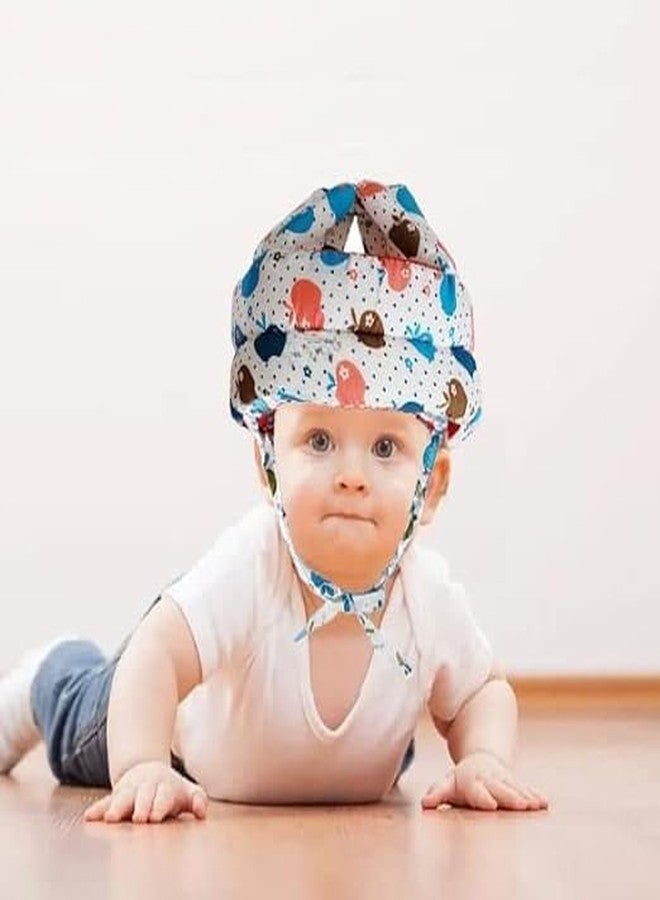 DAGDIYA Baby Safety Helmet | Infant Toddler Head Protector for 6-18 Months | Adjustable Baby Helmet | Child Safety Protective Cap for Crawling & Walking | Head Guard (Apple Blue) - Image 3