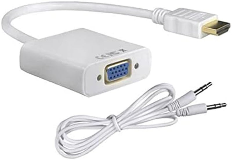 HDMI HD Male to VGA Female Video Adapter Cable with Audio for PC, DVD, HDTV - Image 2