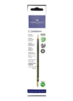 12-Piece Goldfaber Graphite Pencil Black