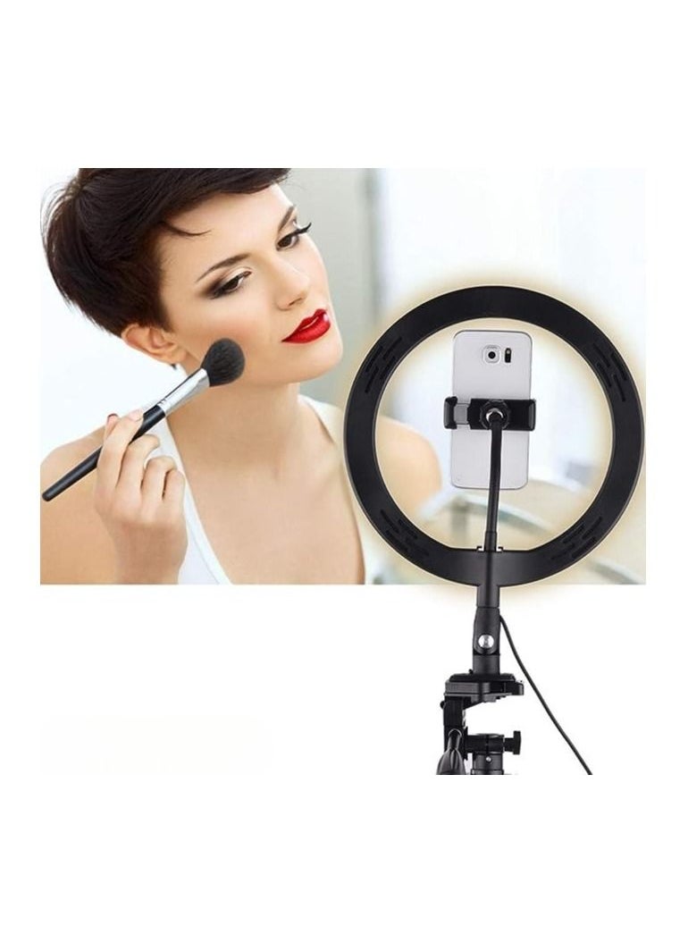 Generic - Selfie Ring Light,Dimmable LED Ring Light with Adjustable Tripod Stand and Phone Holder,three Light Modes and Brightness Level for Live Stream,Makeup,YouTube,Photography - Image 1