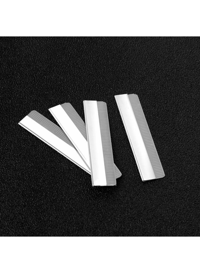 Lamoutor 100Pcs Single Edge Razor Blade Steel Industrial Razor Blades Disposable Straight Razor Blades for Men and Women - Image 5