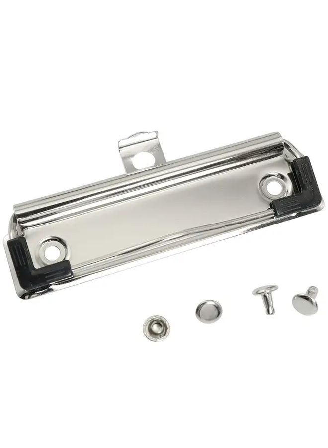 6 PCS Metal Clipboard Clips With Rubber Feet And Mounting Rivets - Image 4