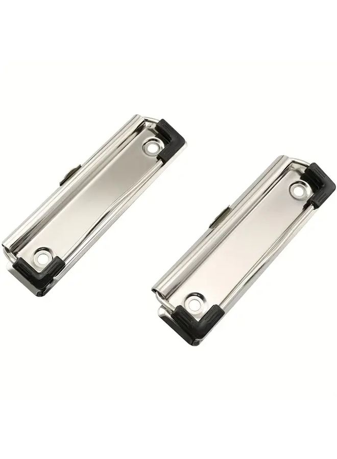 6 PCS Metal Clipboard Clips With Rubber Feet And Mounting Rivets - Image 5