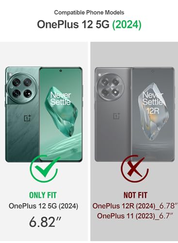 Poetic Guardian Case Compatible with OnePlus 12 5G 2024 Builtin Screen Protector Work with Fingerprint ID FullBody Hybrid Shockproof Protective Rugged Clear Cover Case BlueClear - Image 3