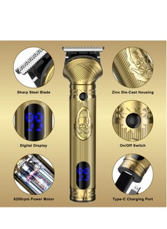 Generic Beard Trimmer for Men, Beard Grooming Kit, Waterproof Hair Clippers Hair Trimmer for Mustache, Body, Facial, Nose Hair Cutting, Electric Razor  - Image 3