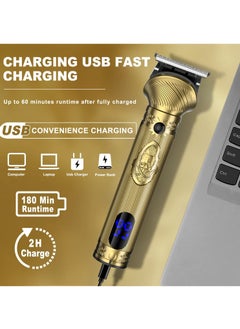 Generic Beard Trimmer for Men, Beard Grooming Kit, Waterproof Hair Clippers Hair Trimmer for Mustache, Body, Facial, Nose Hair Cutting, Electric Razor  - Image 5