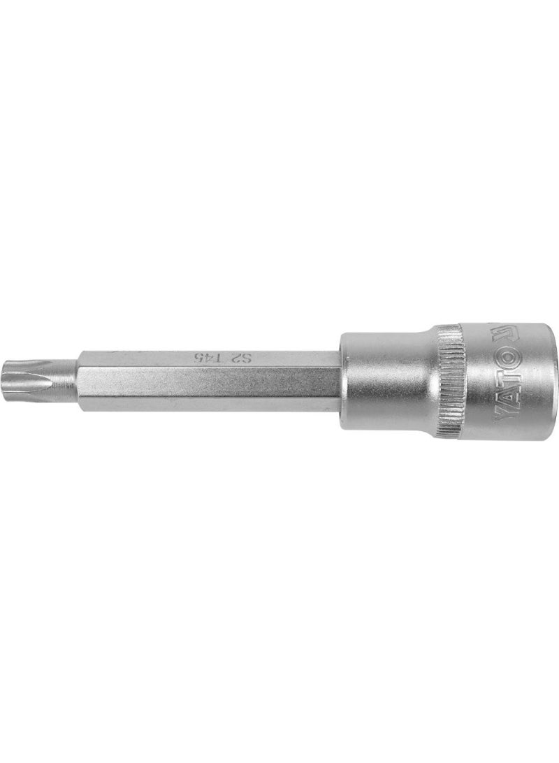 YATO Socket Bit 1/2" Torx T45 L=100mm YT-04325