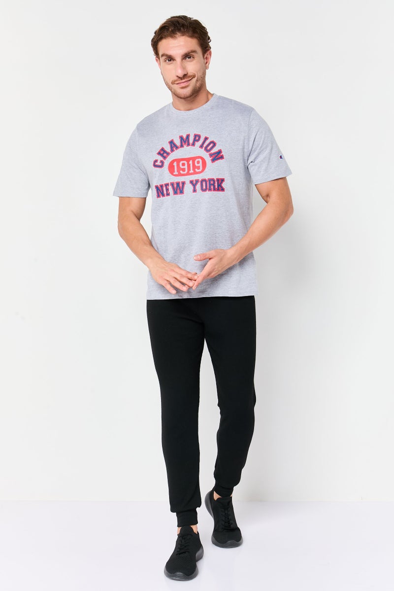 Champion Men Sportswear Fit Short Sleeve Outdoor T-Shirt, Grey - Image 2