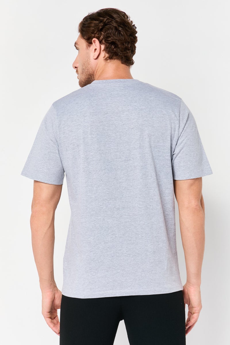 Champion Men Sportswear Fit Short Sleeve Outdoor T-Shirt, Grey - Image 4