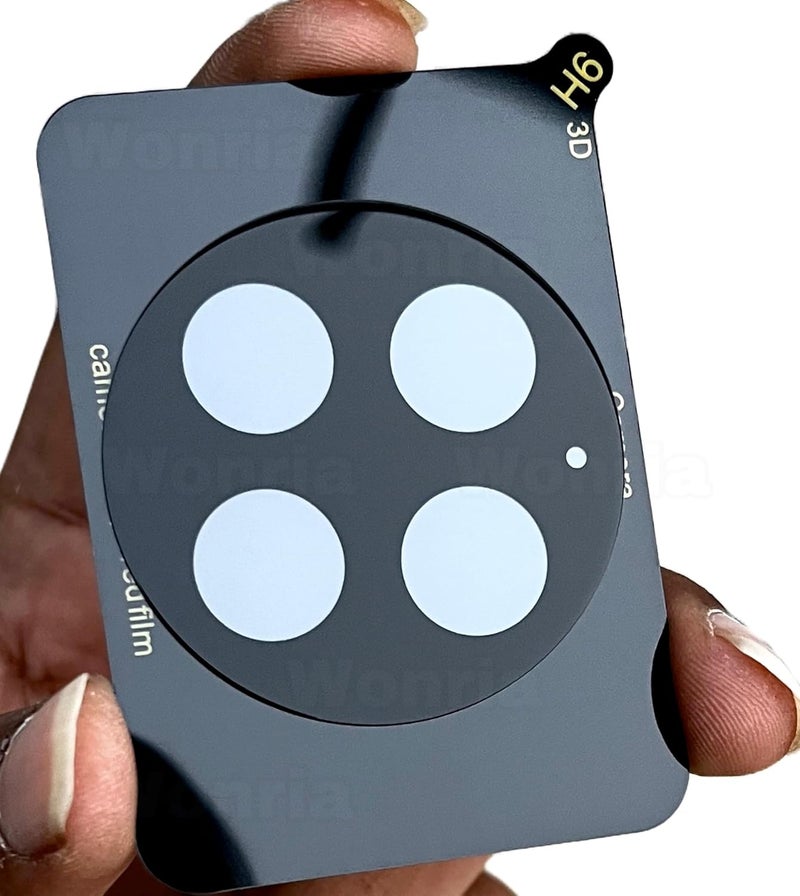 WonRia حامي عدسة الكاميرا الخلفية لهاتف OnePlus 13 5G - زجاج حامي [3D متميز] - عبوة من 1 - Image 2