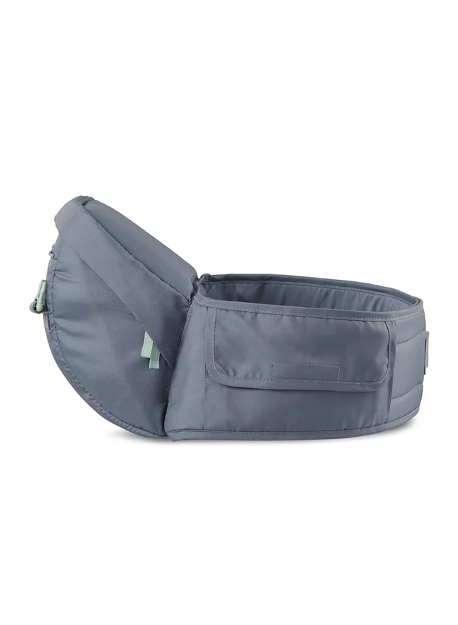 infantino Hip Rider Plus 5-in-1 Hip Seat Carrier for Infants And Toddlers Capacity- 5.5 Kg to 20.4 Kg - Grey