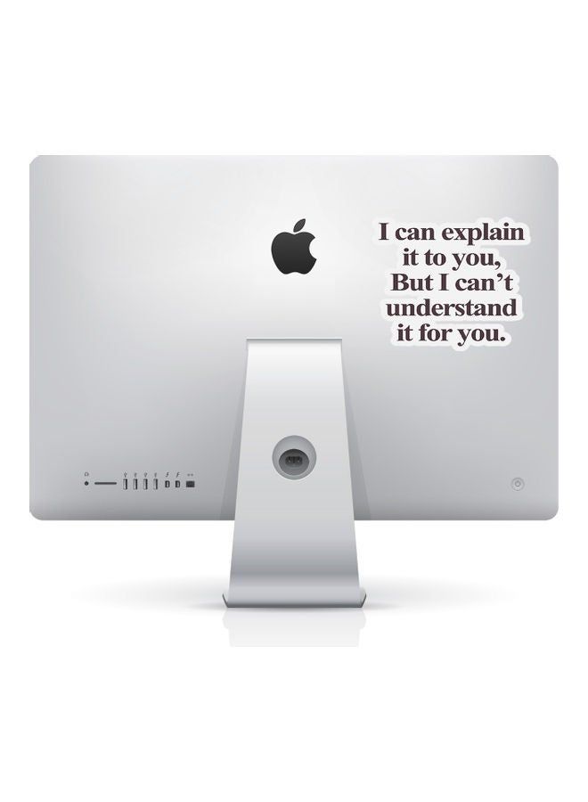 RKN Cant Explain Funny Quote Vinyl Sticker - Image 2