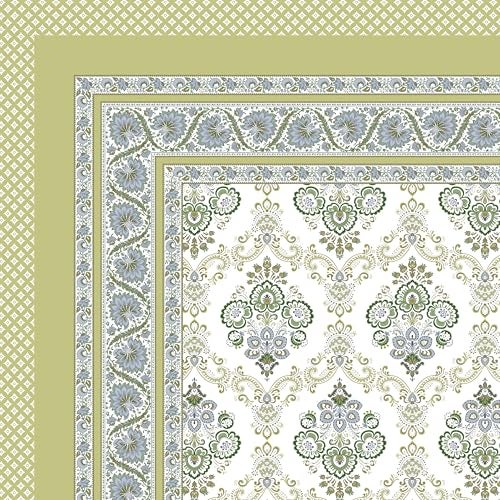 elanorhomes Premium Cotton King Size Bedsheet (93x108) - Heena Floral with 2 Pillow Covers, 240 TC - Image 2