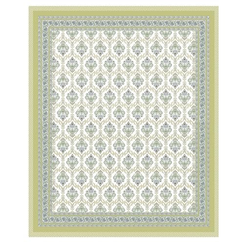 elanorhomes Premium Cotton King Size Bedsheet (93x108) - Heena Floral with 2 Pillow Covers, 240 TC - Image 4