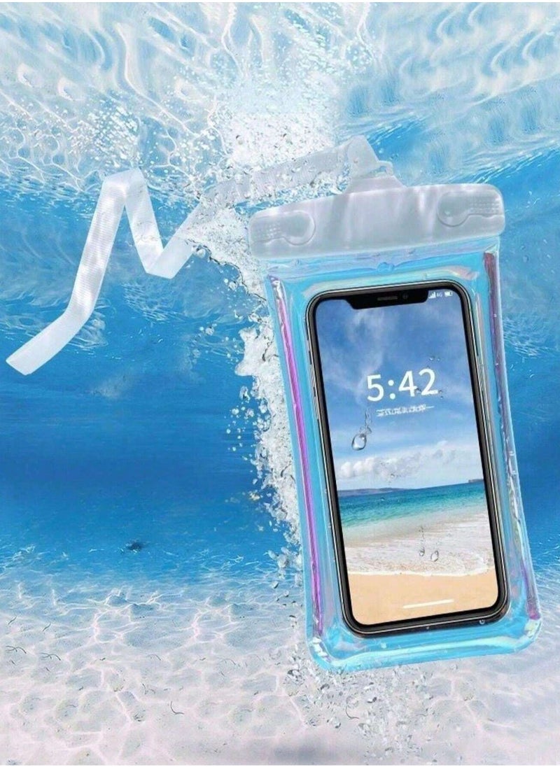 Generic - Ultimate Waterproof Phone Pouch - Crystal Clear Views | IPX8 Protection | Built-In Floatation | Adjustable Lanyard | For Phones Up to 7.2 Inches - Image 1