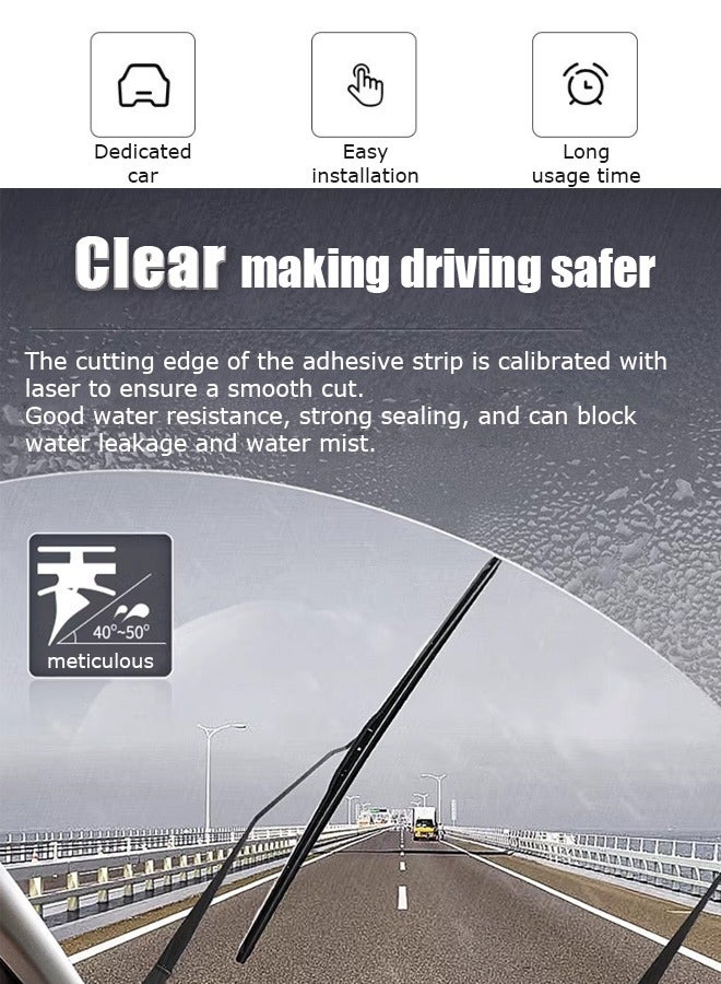 Generic Wiper blade, suitable for Ylander Cool Road Ze, low noise and mute, boneless brush, durable and clean.  - Image 2