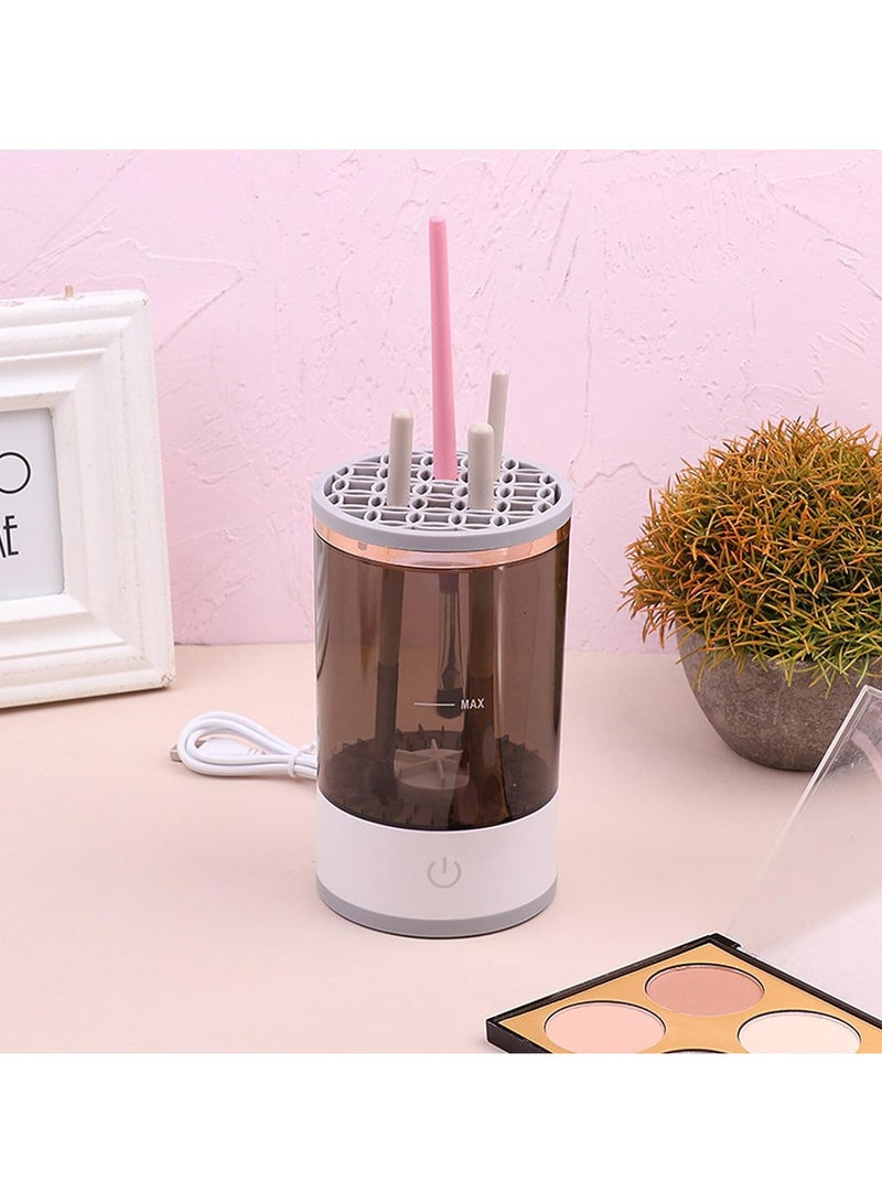 general Electric Makeup Brush Cleaner Machine, USB Portable Electric Makeup Brush Cleaner, Makeup Brush Cleaner Machine with Makeup Brush Cleaner Mat for All Size Makeup Brush - Image 4