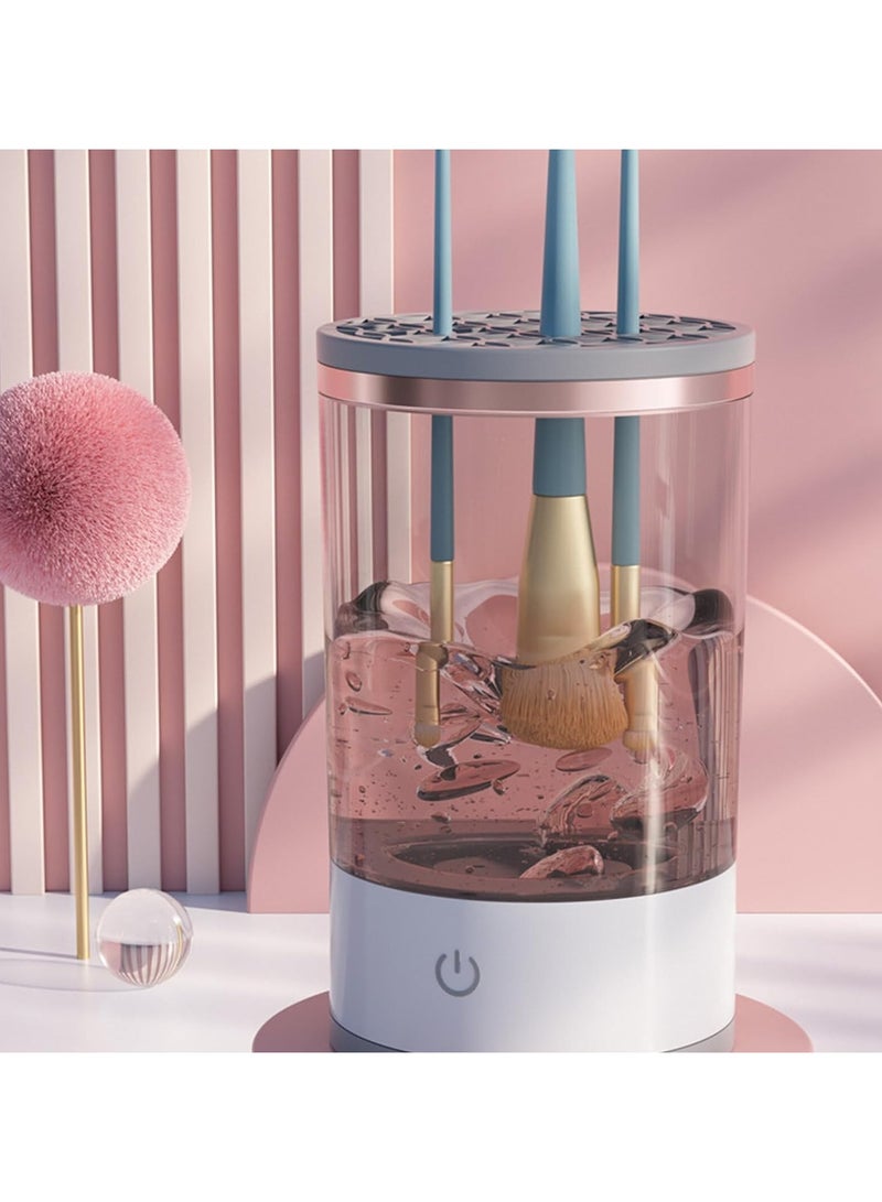 general Electric Makeup Brush Cleaner Machine, USB Portable Electric Makeup Brush Cleaner, Makeup Brush Cleaner Machine with Makeup Brush Cleaner Mat for All Size Makeup Brush - Image 5