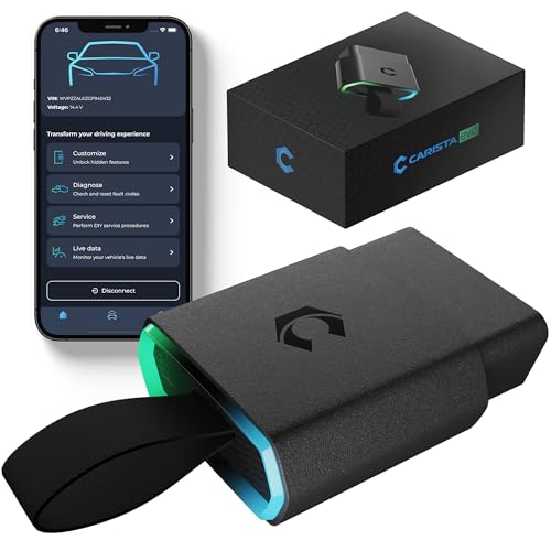 ماسح ضوئي OBD2 بلوتوث Carista EVO أداة تشخيص السيارة قارئ الأكواد مع الوصول إلى التشخيصات وأدوات الخدمة وبيانات حية يتطلب اشتراك