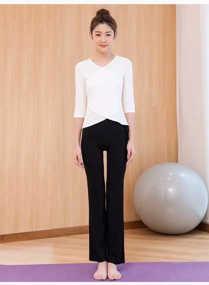 EBMINI New Pilates Yoga Training Fitness Clothing Set 