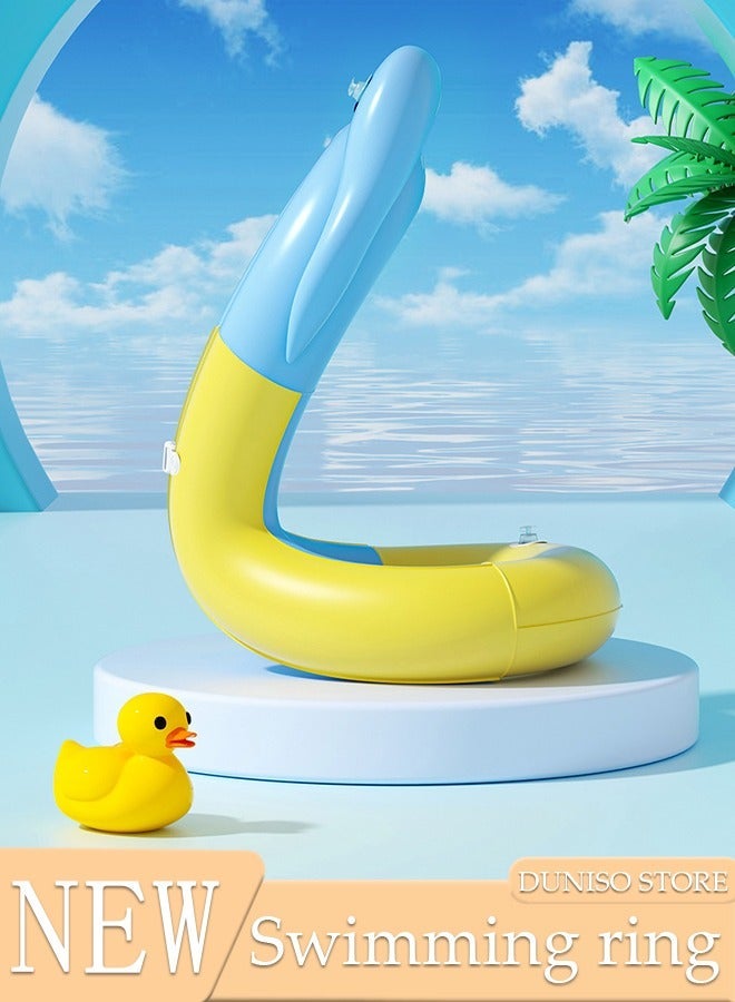 DUNISO Inflatable Swimming Ring for Kids, Inflatable Pool Float Rings, Small Inflatable Pool Swimming Rings for Kids Swimming Water Party - Image 1