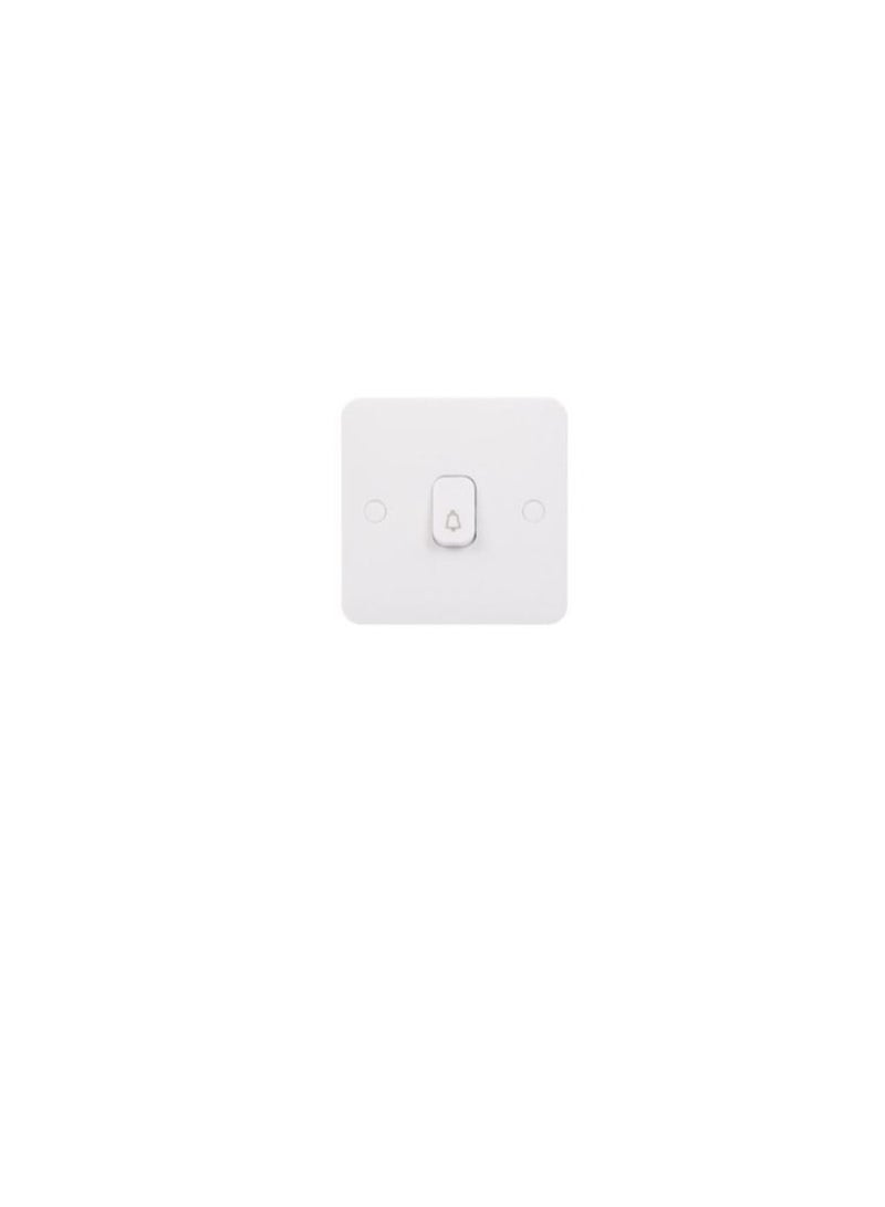 Schneider Electric GGBL1012RBS Lisse Retractive Switch with Bell Symbol 1 Gang 2 Way 10A White - Image 2