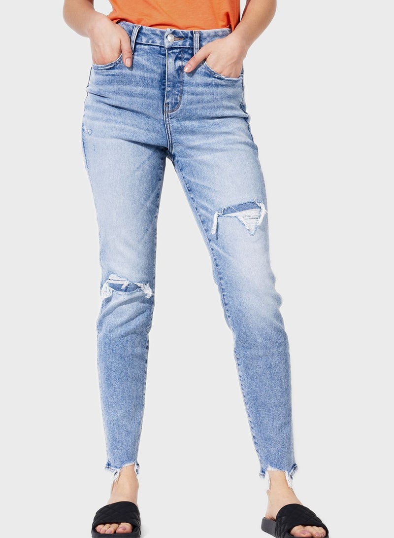 American Eagle Ripped Jeggings - Image 1