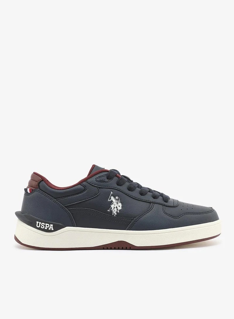 U.S. Polo Assn. Men’s Navy SHARK GLB 6FX Sneakers – Premium Casual Lace-Up Shoes with Sporty Contrast Sole - Image 2