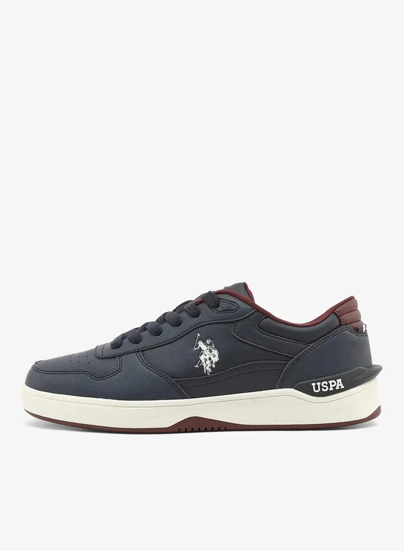 U.S. Polo Assn.  U.S. Polo Assn. Men’s Navy SHARK GLB 6FX Sneakers – Premium Casual Lace-Up Shoes with Sporty Contrast Sole for Men | Best Price UAE