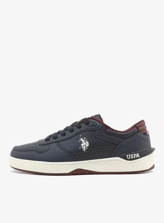 أحذية رياضية من U.S. Polo Assn. للرجال باللون navy SHARK GLB 6FX - أحذية كاجوال فاخرة مع رباط مع نعل رياضي متباين - view 3